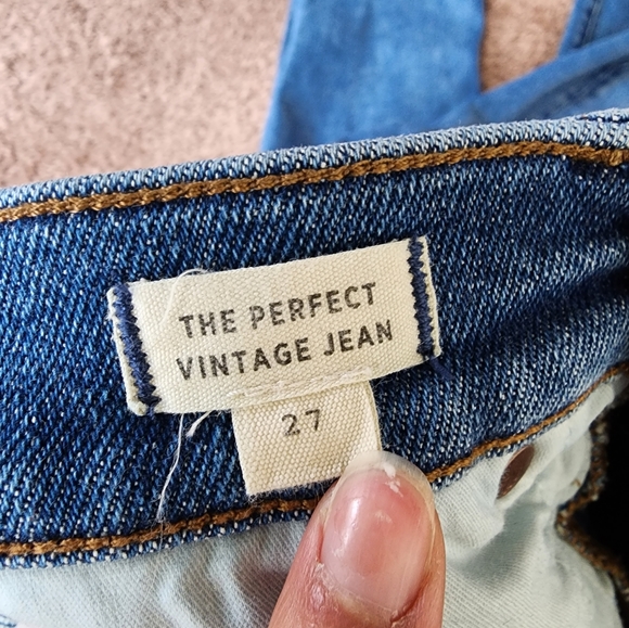 Madewell The Perfect Vintage Denim Jean Straight-leg High-Waist Women's Size 27 - Picture 7 of 13